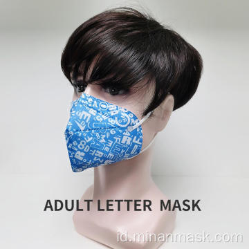 Masker debu setengah wajah penyaringan sekali pakai